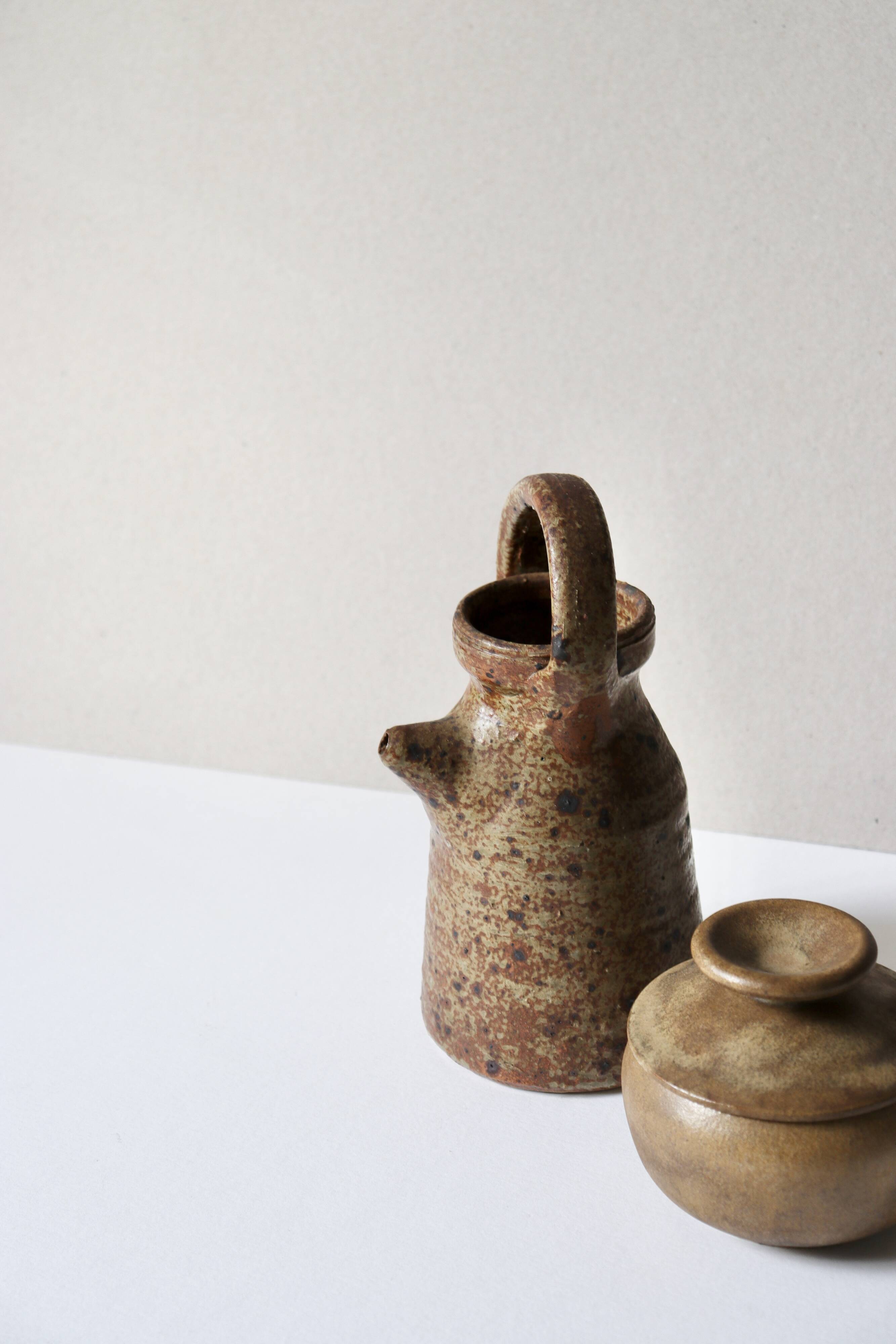 Pyrite sandstone pitcher