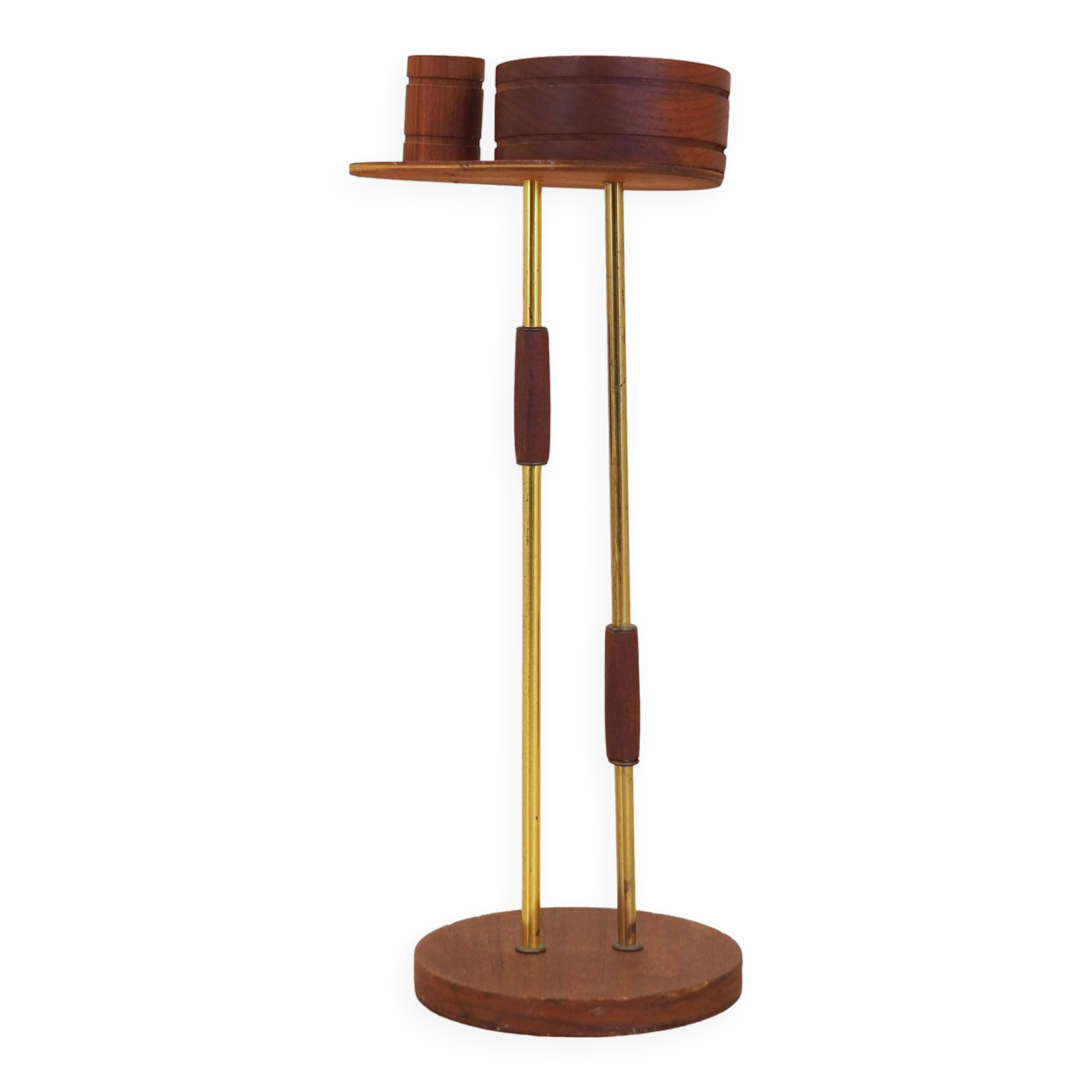 Teak ashtray, Danish design, 1970s, production: Denmark