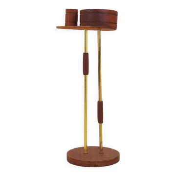 Teak ashtray, Danish design, 1970s, production: Denmark