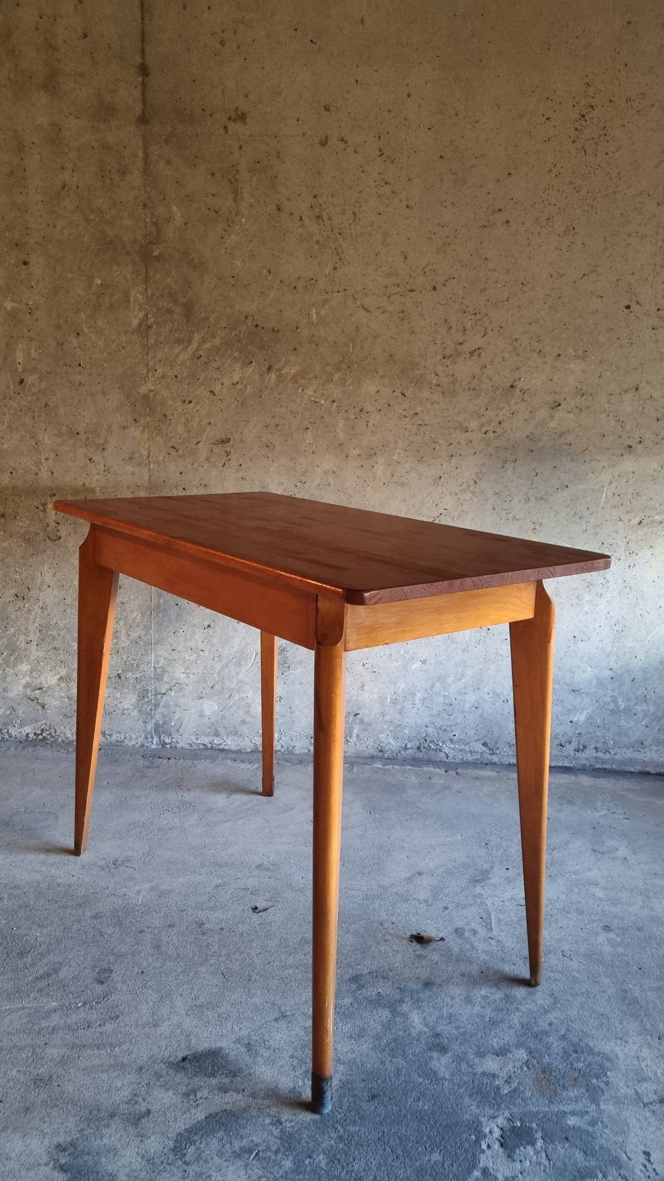 Vintage compass foot desk