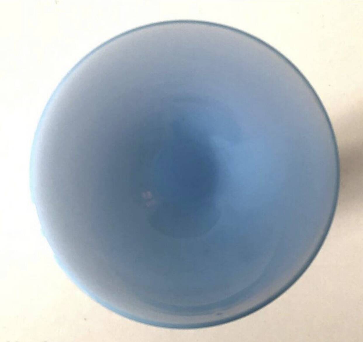 Opaline vase on foot