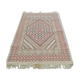 Moroccan carpet kilim berbere wool 127x215cm