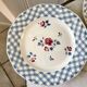 Set of 8 flat plates Digoin Sarreguemines 30s 40s
