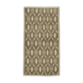 1970s Handwoven Vintage Anatolian Beige Rug 112 cm x 214 cm