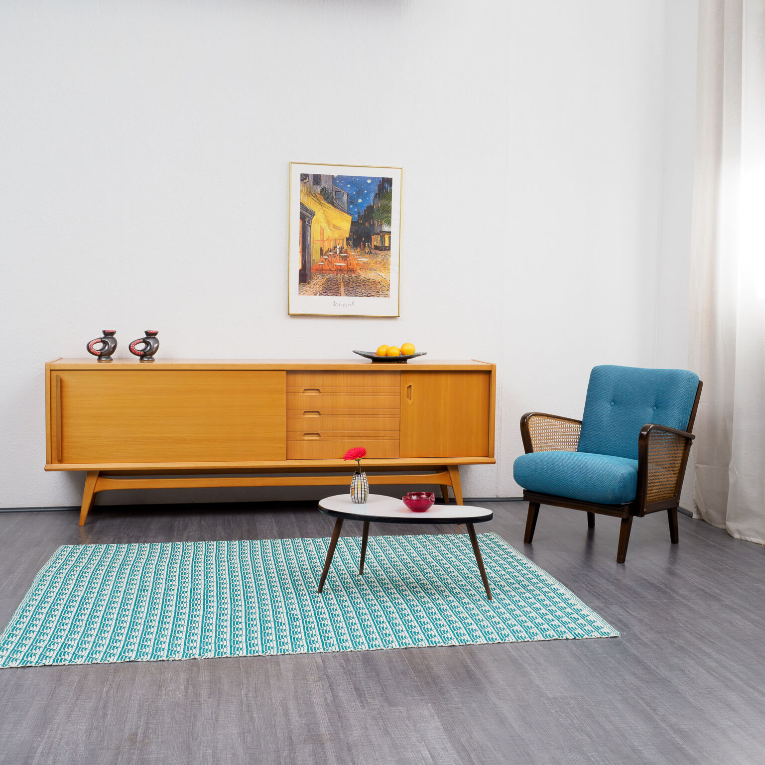 Fauteuil vintage refait à neuf