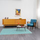 Fauteuil vintage refait à neuf