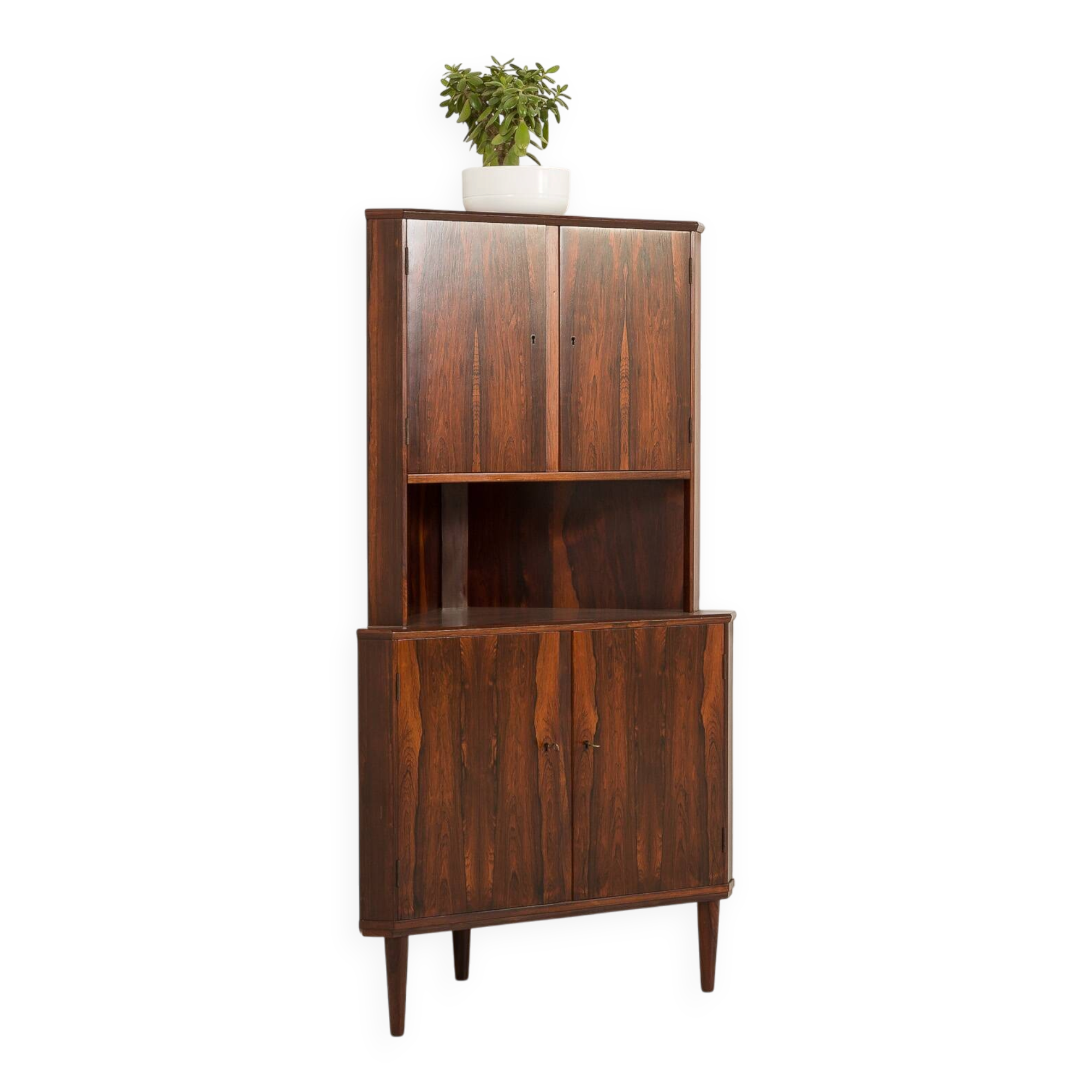 Danish mid century corner cabinet attr. to Carlo Jansen 1960s
