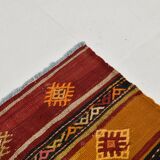 6x11 Turkish Vintage Kilim Rug, 186x342Cm