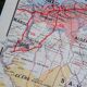 Old Vidal Lablache map N°11 Algeria Tunisia Sahara