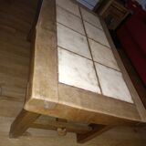 Solid oak coffee table