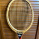 Vintage adidas tennis racket ilie năstase wood + case #e2