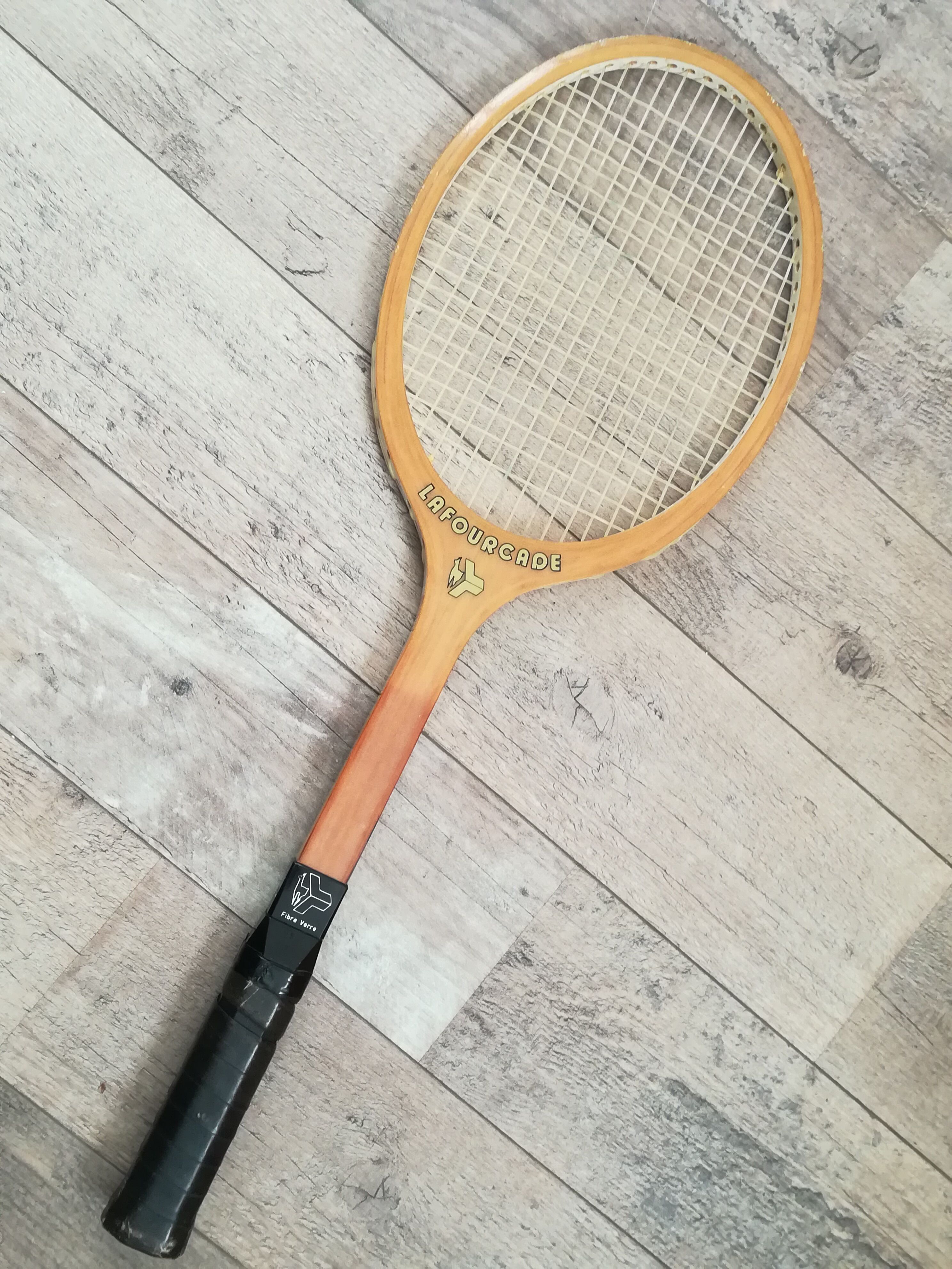 Raquette de tennis vintage lafourcade et sa housse