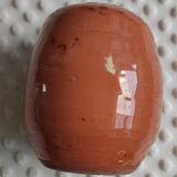 Glazed terracotta vase