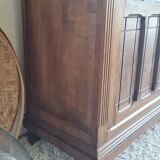 Antique Parisian glass cabinet in the style of a hosier