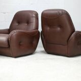 Pair of "space age" armchairs. Circa 1970