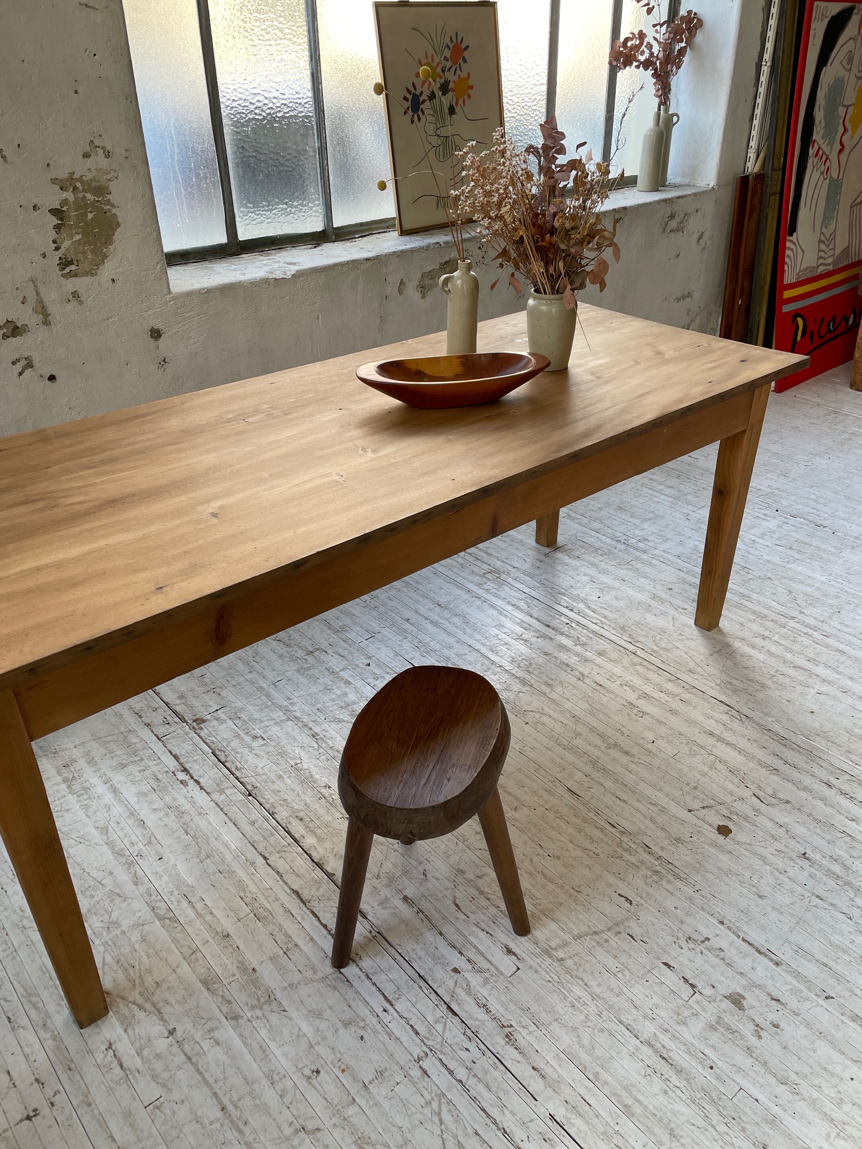 Farmhouse table 2m in pine