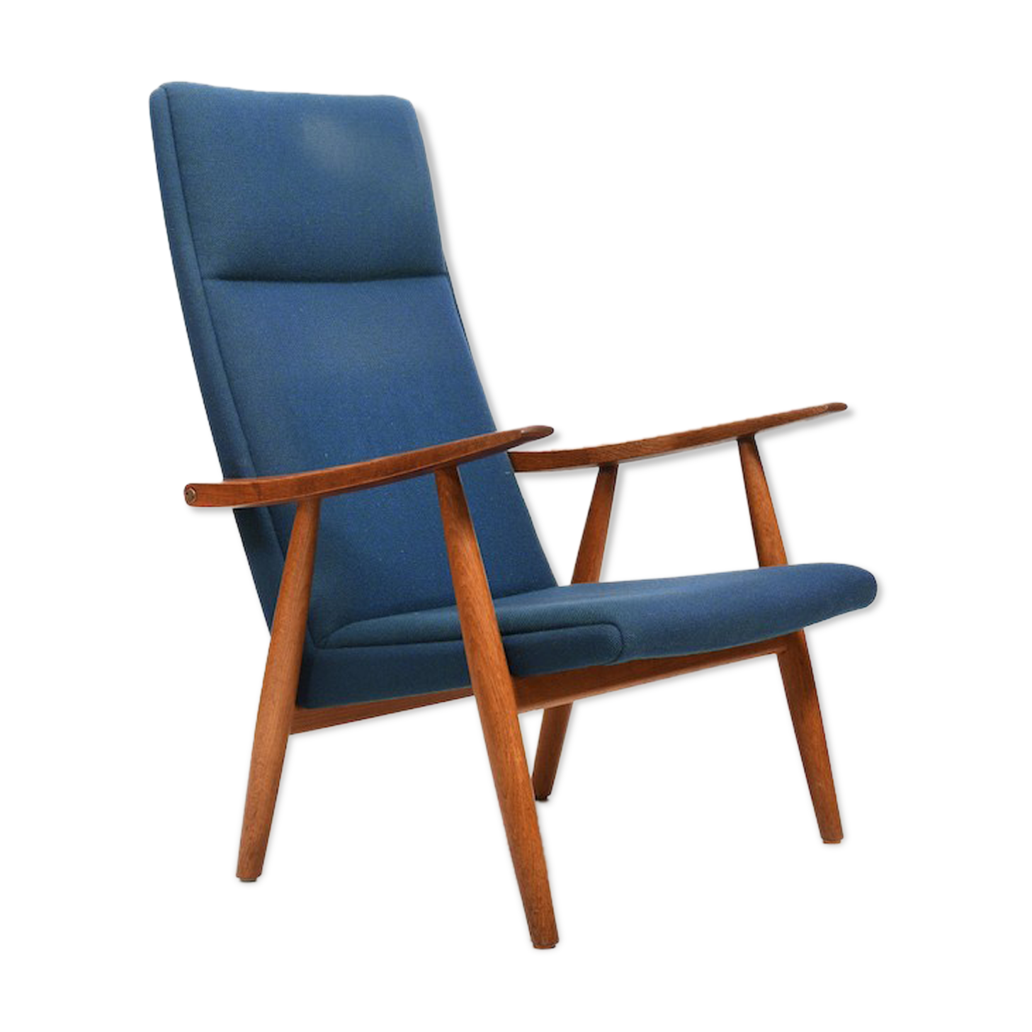 Fauteuil GE-260 en chêne par Hans J. Wegner années 1950