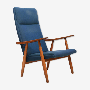 GE-260 High Back Easychair in Oak by Hans J. Wegner 1950s