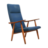 GE-260 High Back Easychair in Oak by Hans J. Wegner 1950s