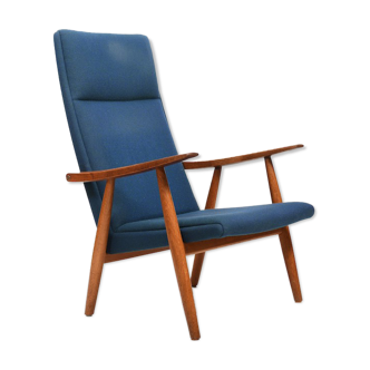 GE-260 High Back Easychair in Oak by Hans J. Wegner 1950s