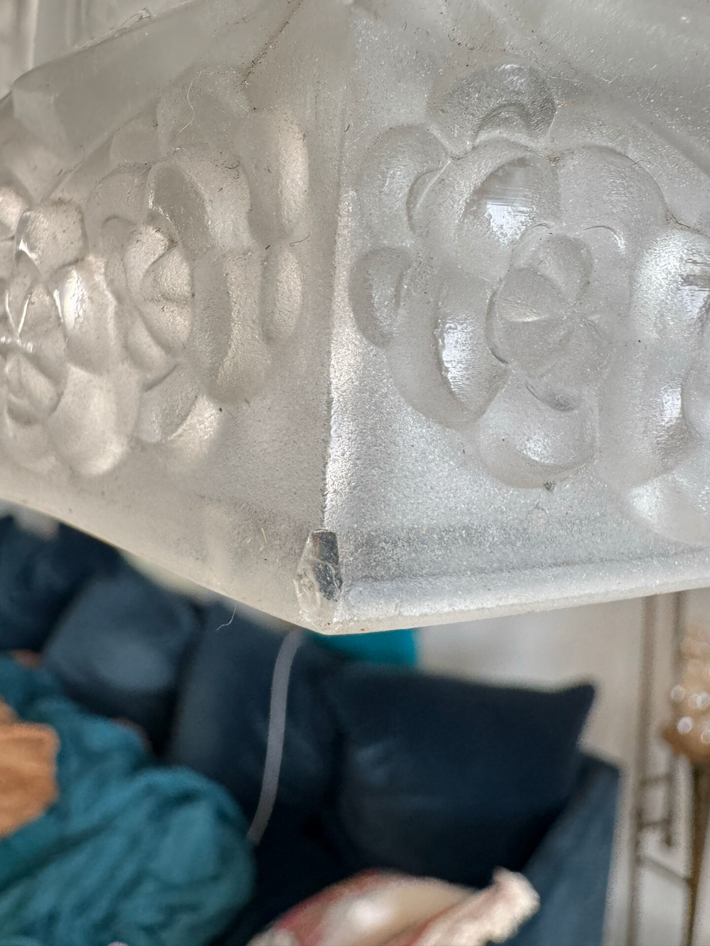 Art Deco chandelier signed