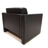Fauteuil en cuir Knoll Studio Line par Jürgen Lange, 1970