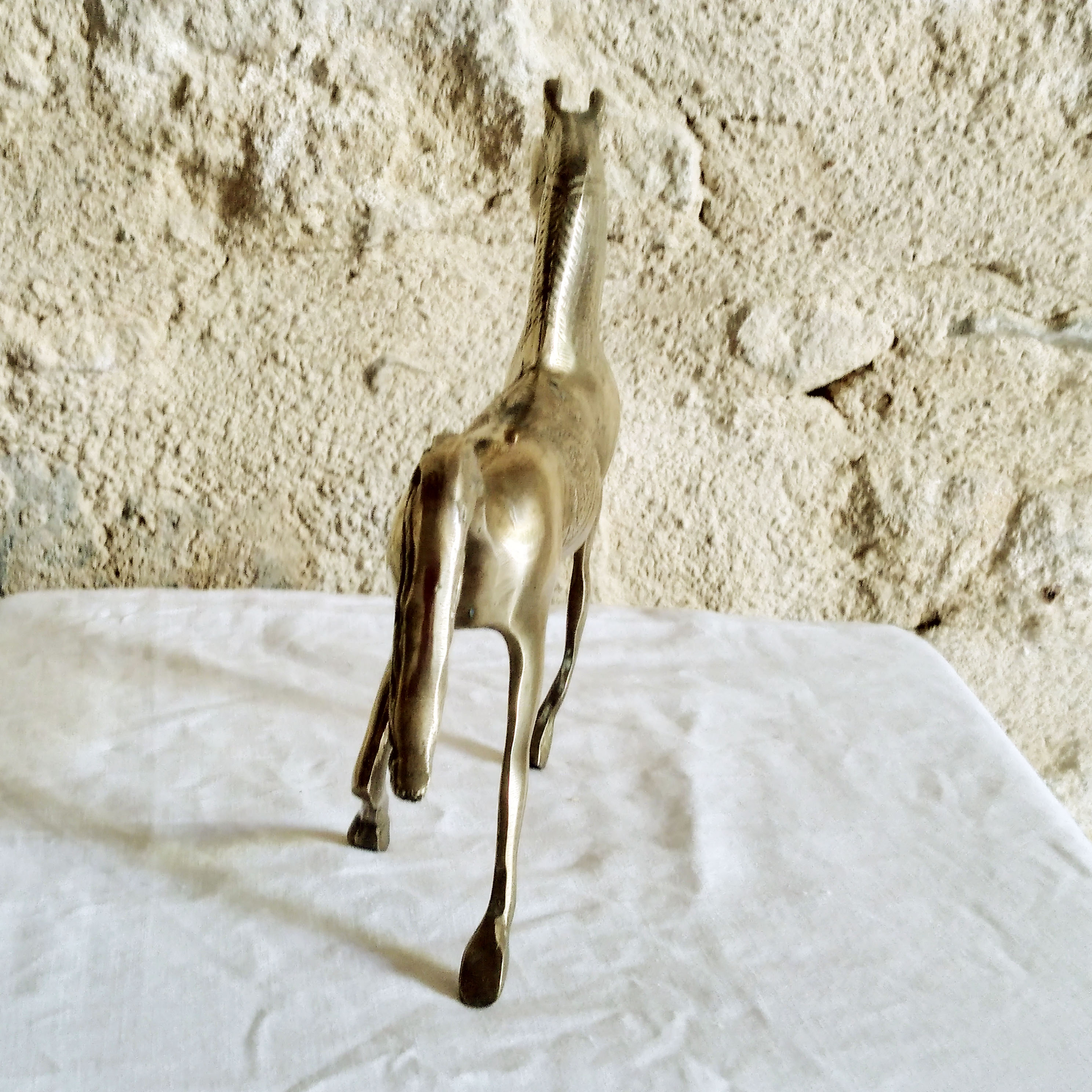 Brass horse