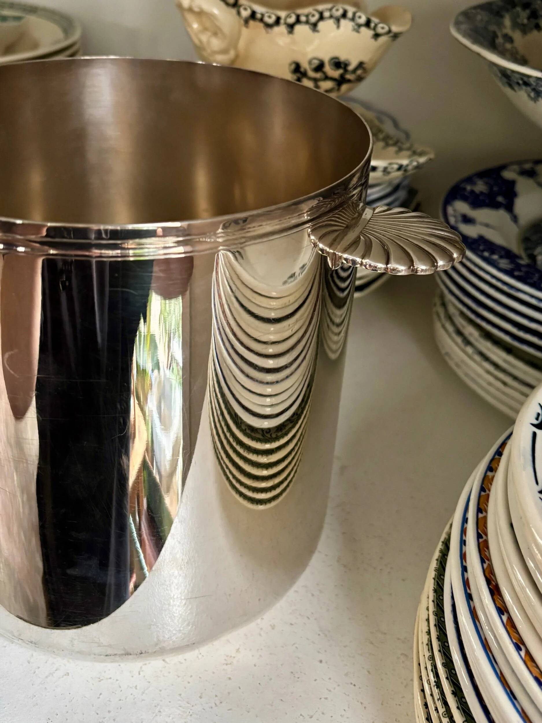 Christofle silver-plated champagne bucket