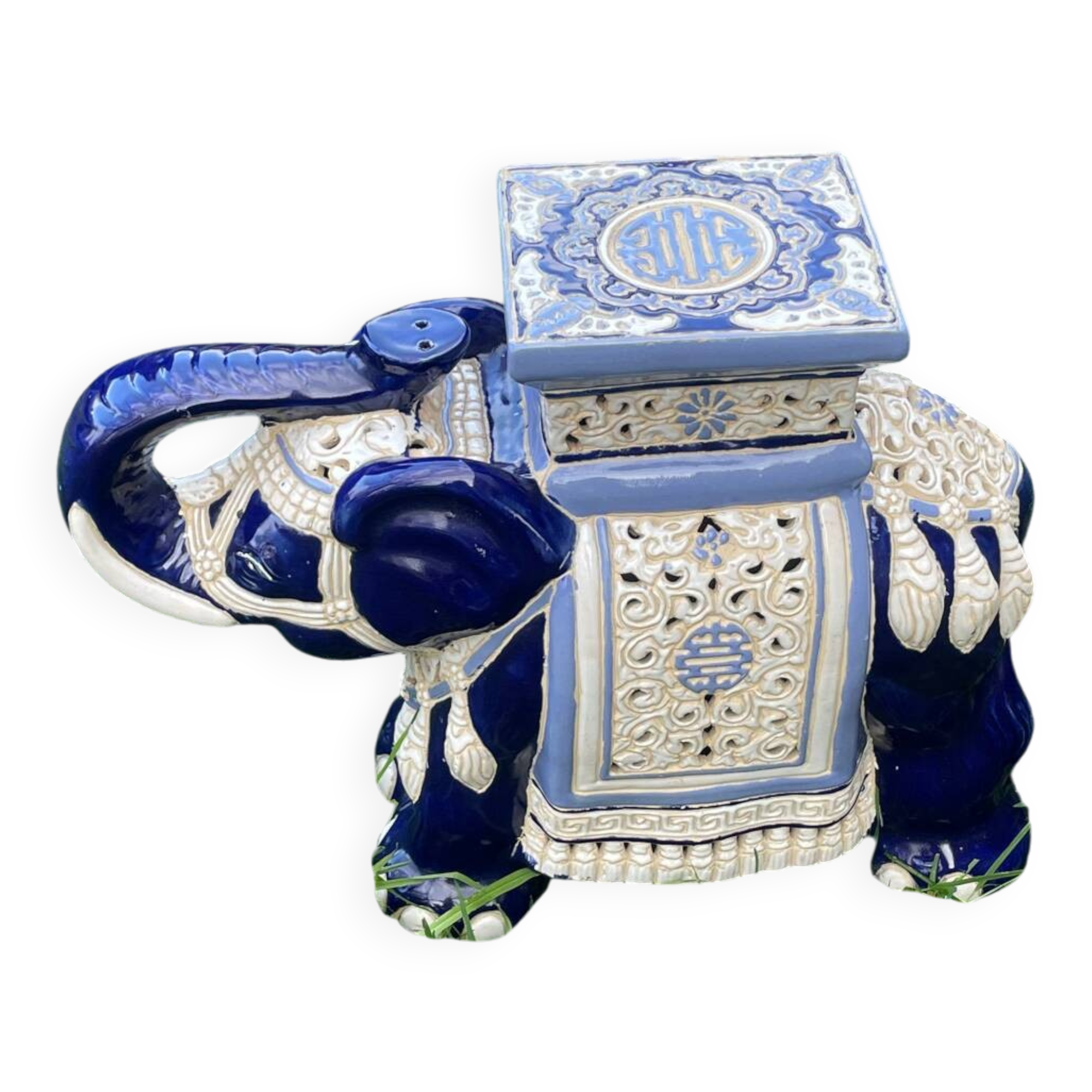 Porte plante, table d’appoint éléphant