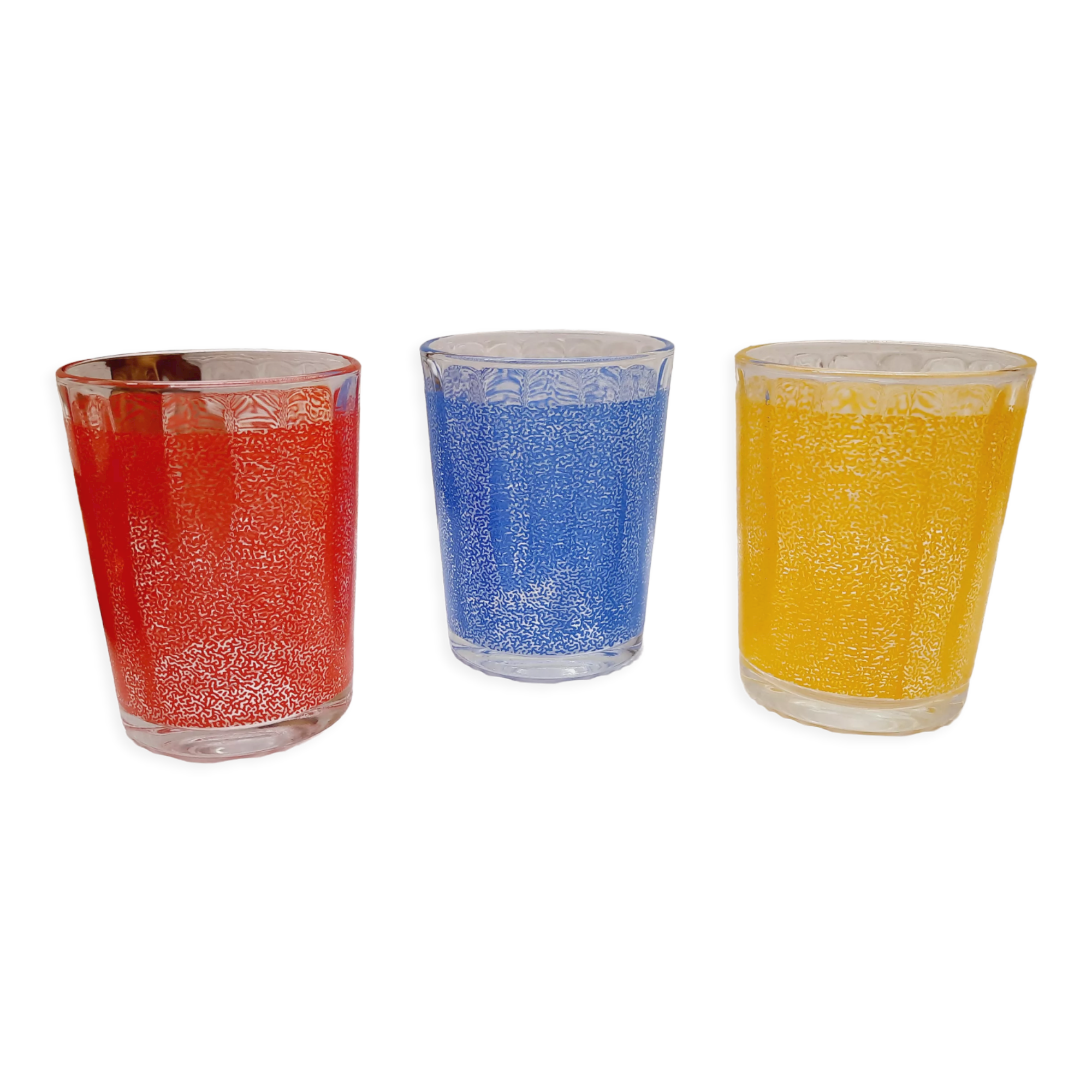 3 glasses cups Pepsy