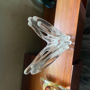 Vase de Murano - Sculpture en verre clair - Soufflé à la main