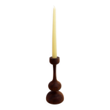 Scandinavian teak candle holder