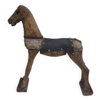 Old wooden horse