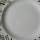 4 Terre de Fer Saint Amand flat plates, mimosa decoration