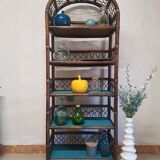 Rattan shelf