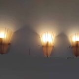 Suite de 3 appliques Art Déco