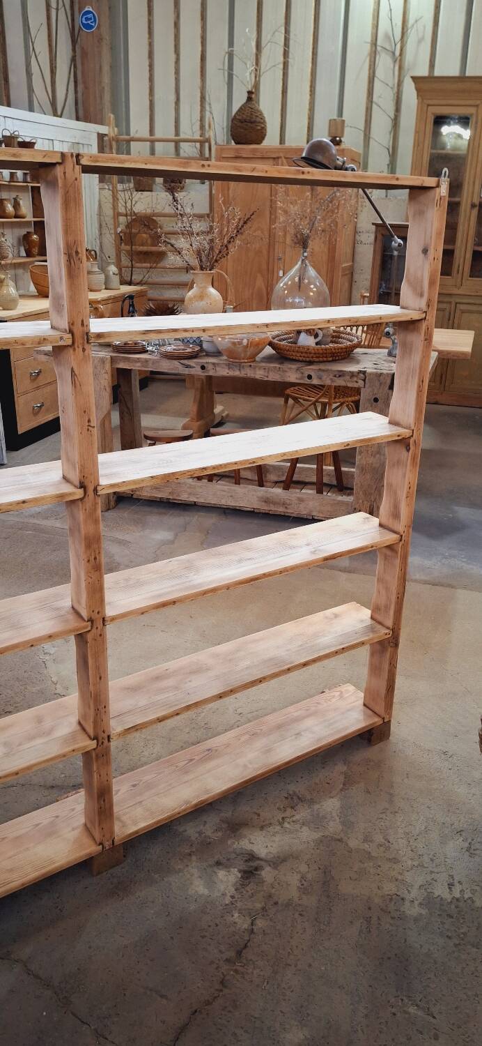 Large old shelf on legs