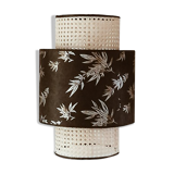 Lampshade in cannage