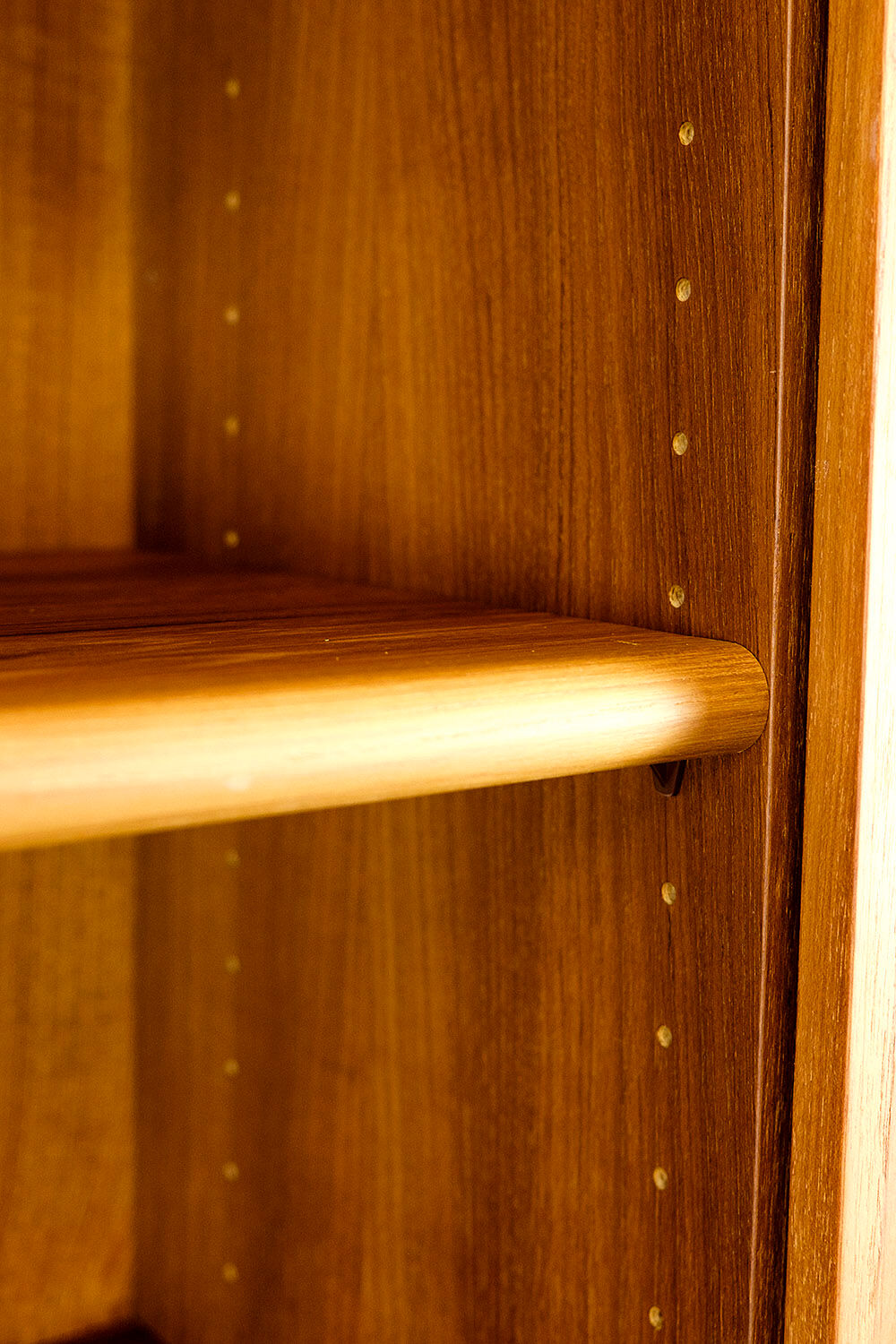 Danish Teak Cabinet with Tambour Doors from Dyrlund, 1970s