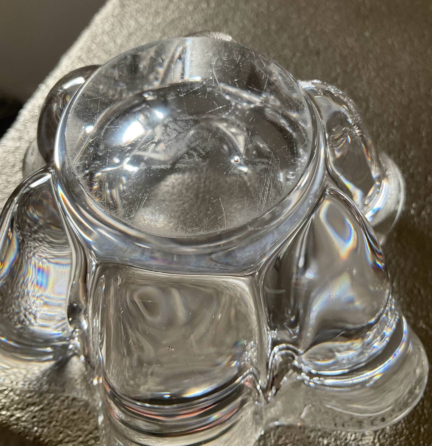 Vintage crystal pocket from Vannes