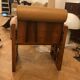 Pair of Mobil Girgi Armchairs, Wood and Leather.