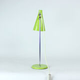 Lampe de table en métal vert par Lidokov, Tchécoslovaquie 1960s