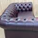 Pair of 2-seater leather Chesterfield sofas from the 1990s by Thomas LLOYD