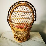 Cache pot en osier