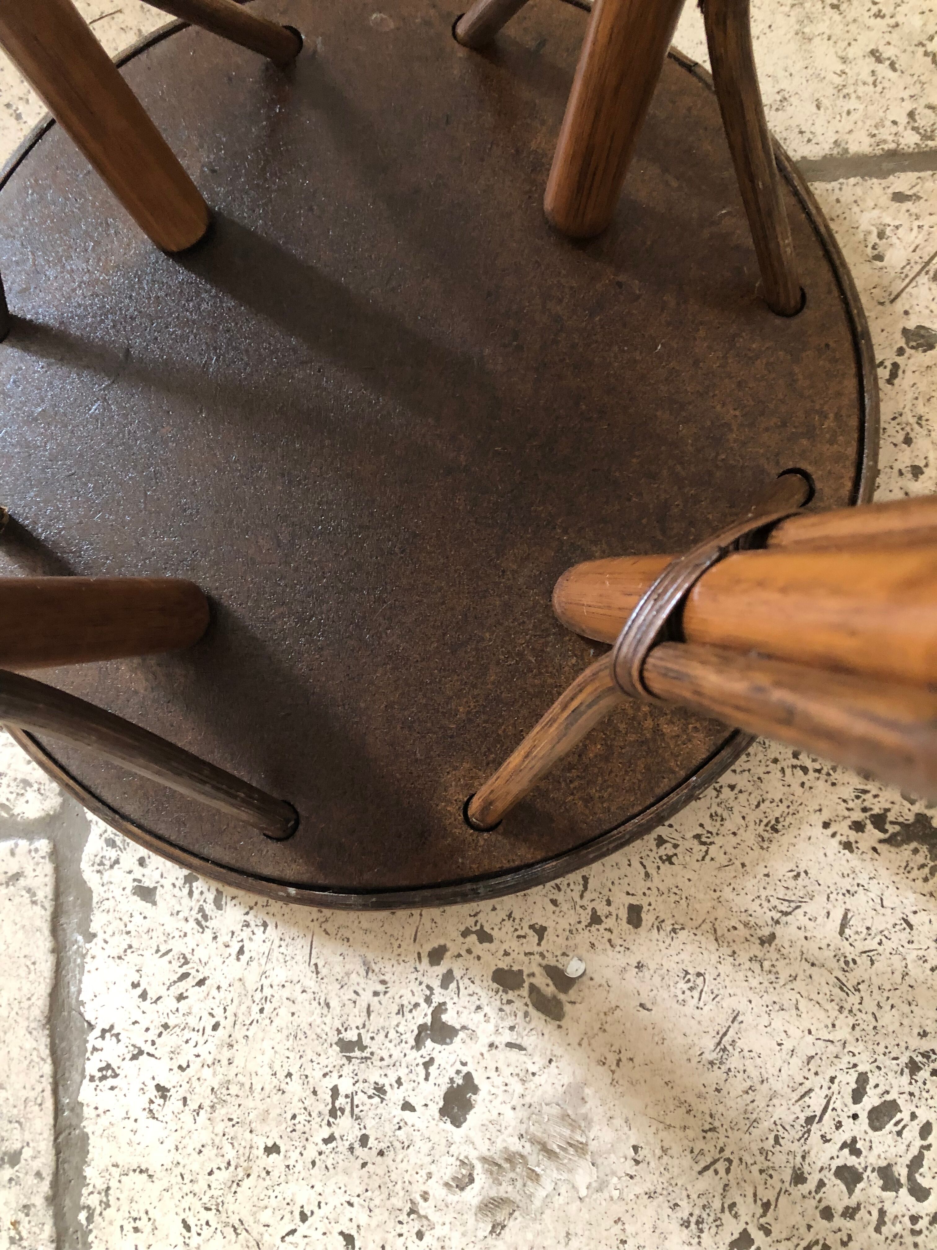 Rattan stool