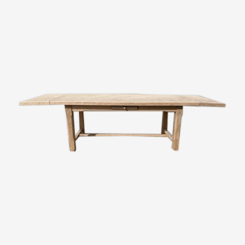 Sanded farmhouse table extensions 275 cm