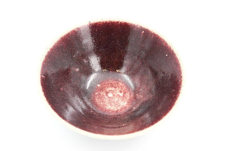 Ceramic bowl by Sven Hofverberg for Hunganus 1969