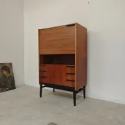 Wooden secretary by Frantisek Mezulanik for Up Zavody