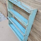Burmese teak wall shelf
