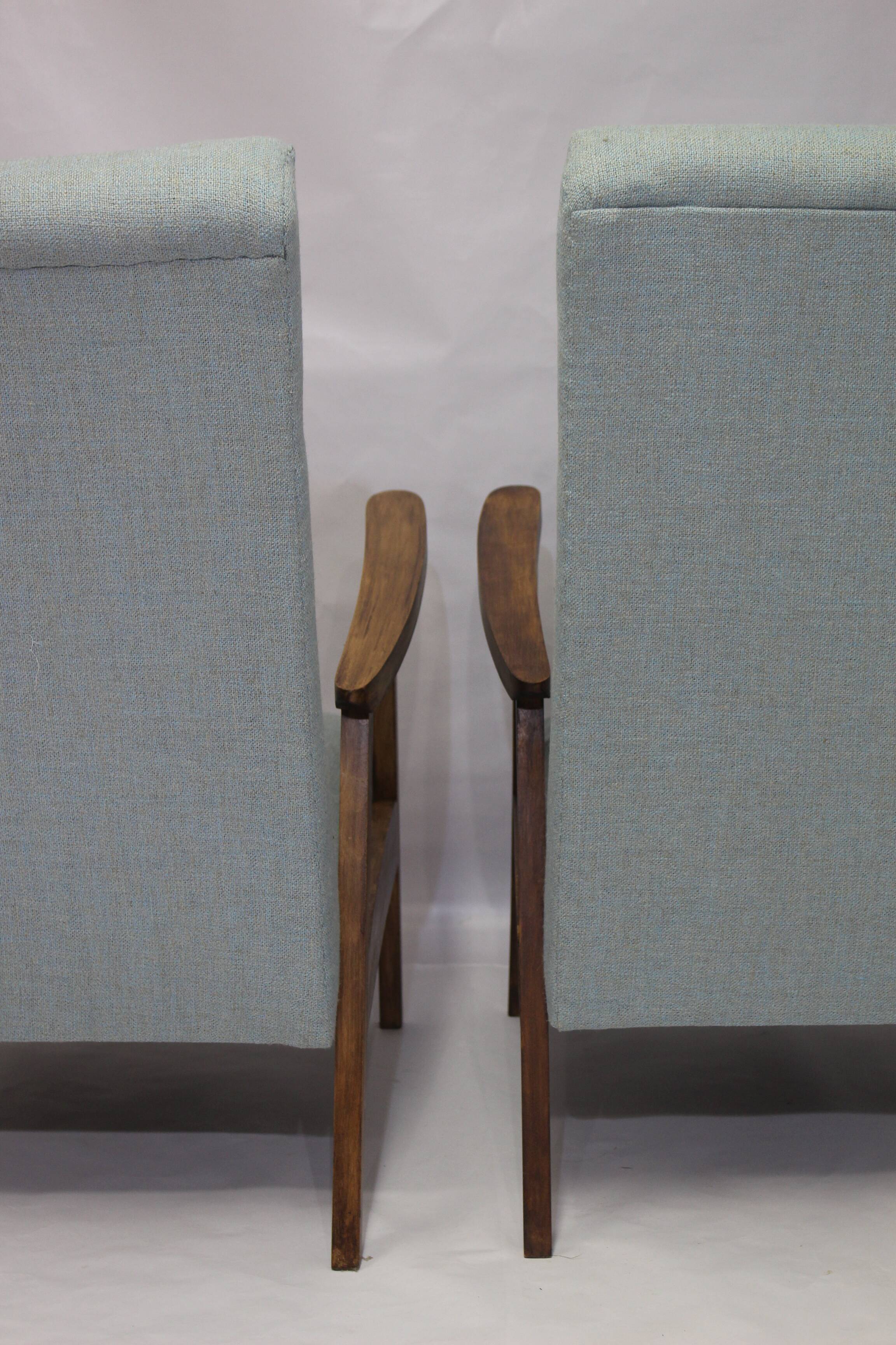 Pair of Scandinavian armchairs 50